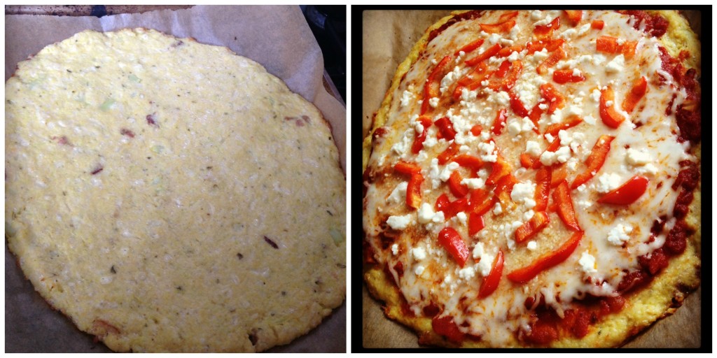 Cauliflower pizza crust