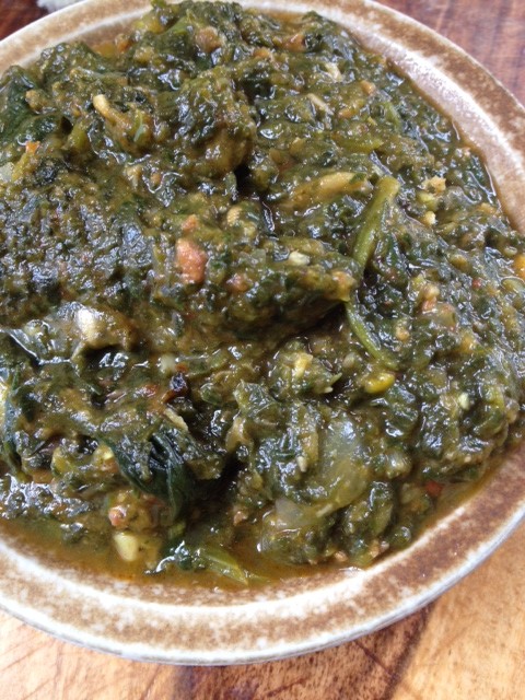 creamed spinach